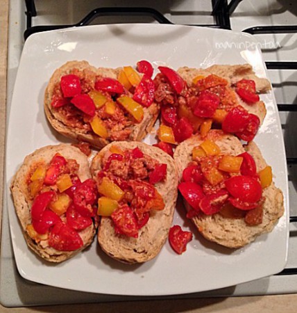 Friselle con pomodorini e tonno